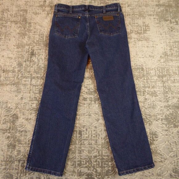 Wrangler Jeans Men's 30 x30 Midnight Rinse Premium Performance Cowboy Cut Slim - Picture 4 of 13